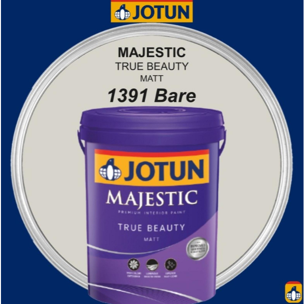 Cat Tembok Jotun 1391 Bare True Beauty Majestic 2.5 Ltr