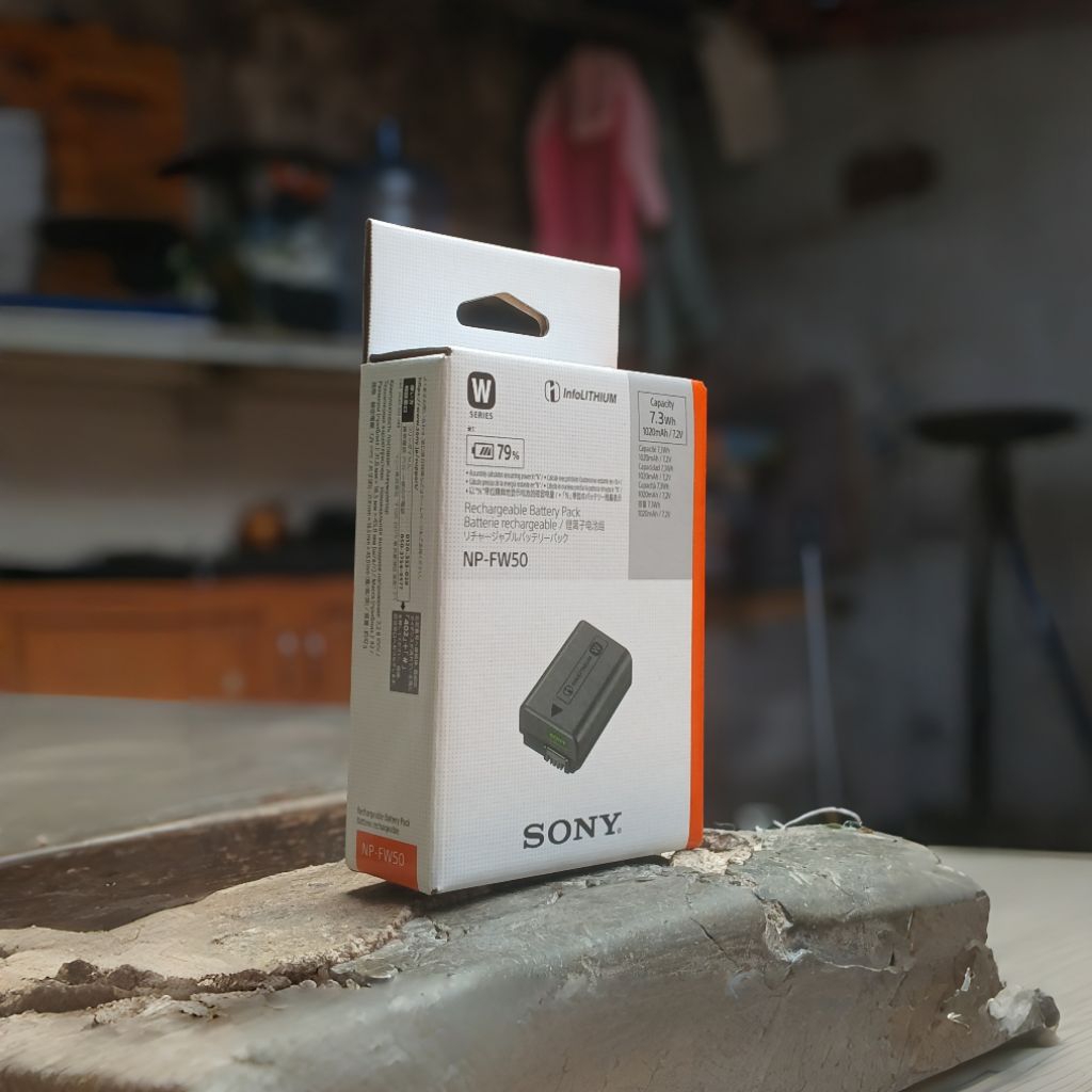 Baterai Sony NP-FW50 Rechargeable Lithium-ion Original Second