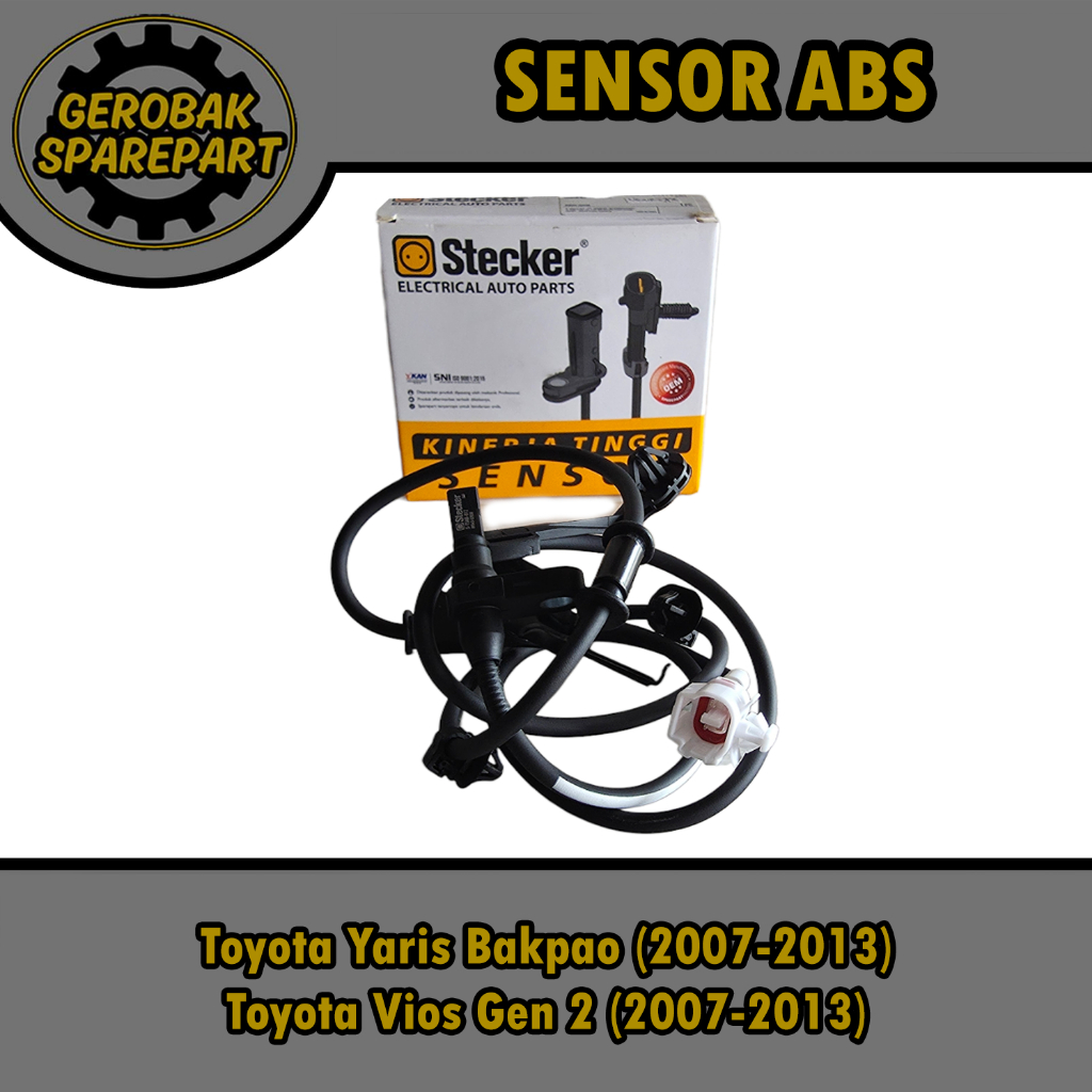 Sensor ABS Depan Kiri - Toyota Yaris Bakpao (2007-2013) / Vios New Gen 2 (2007-2013) Stecker