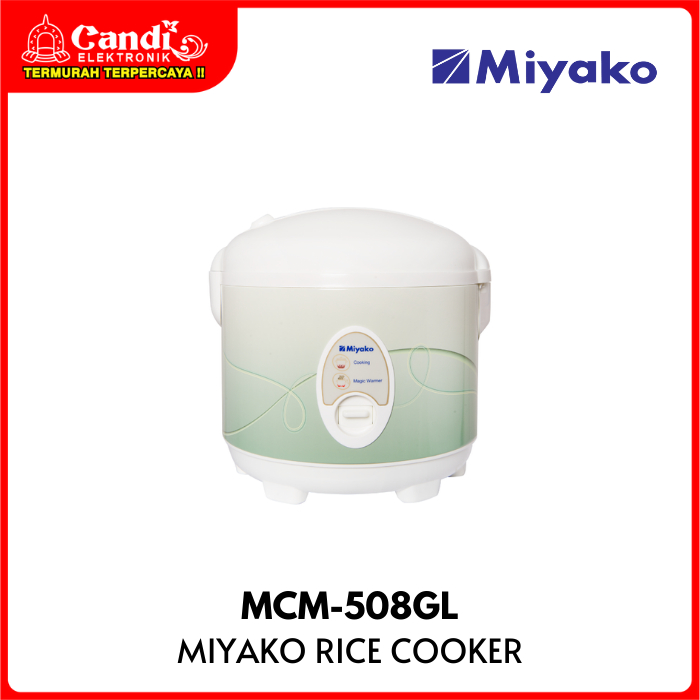 MIYAKO Magic Warmer Plus Rice Cooker 1,8 Liter 3in1Green Line  MCM-508GL