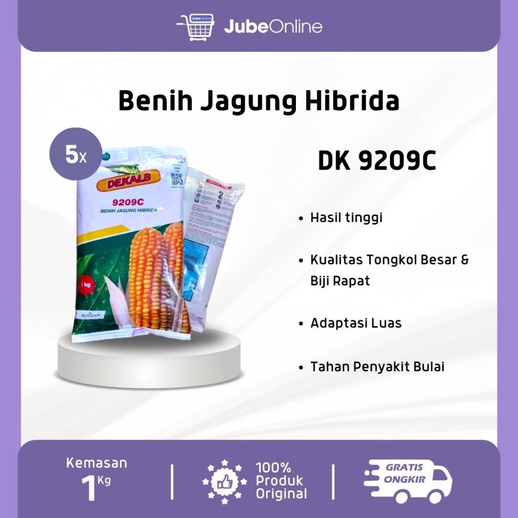 Benih Jagung Hibrida Dekalb DK 9209C - 5Kg