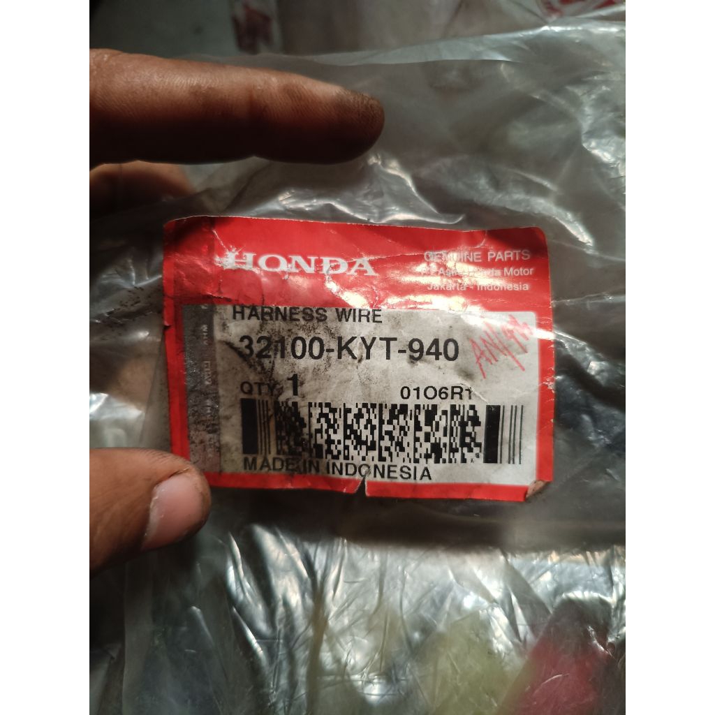 harness wire / kabel body honda scoopy karbu, original AHM