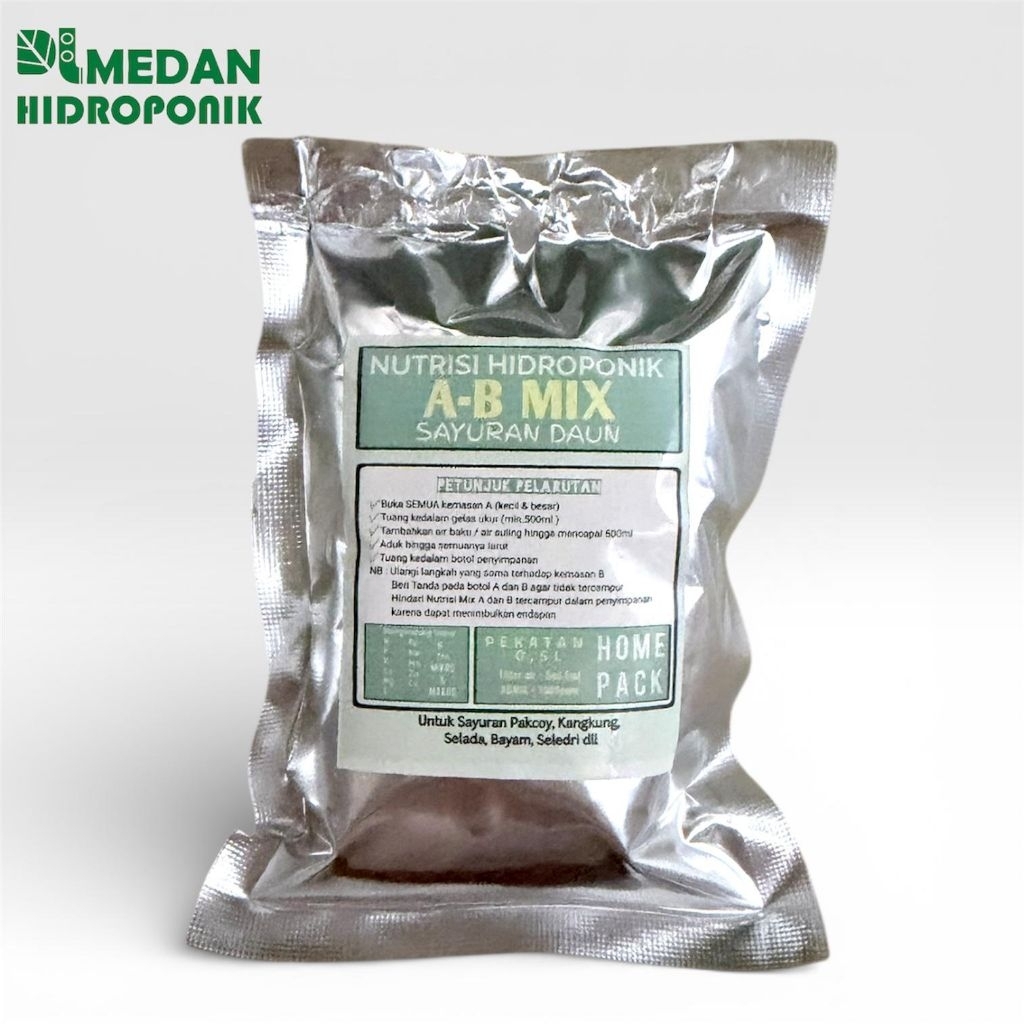 Pupuk Nutrisi AB Mix / ABmix Sayuran Hidroponik A(500ml)B(500ml)