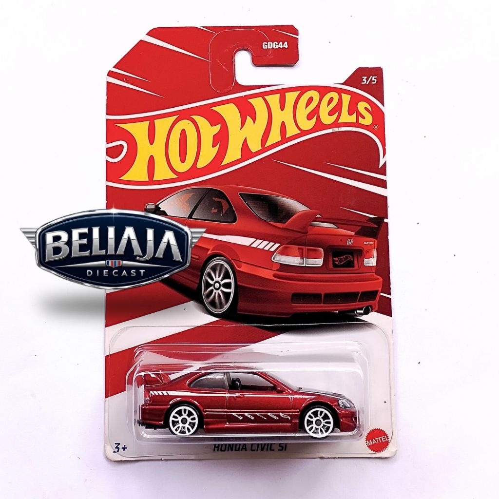HOT WHEELS HONDA CIVIC SI MERAH HONDA SERIES