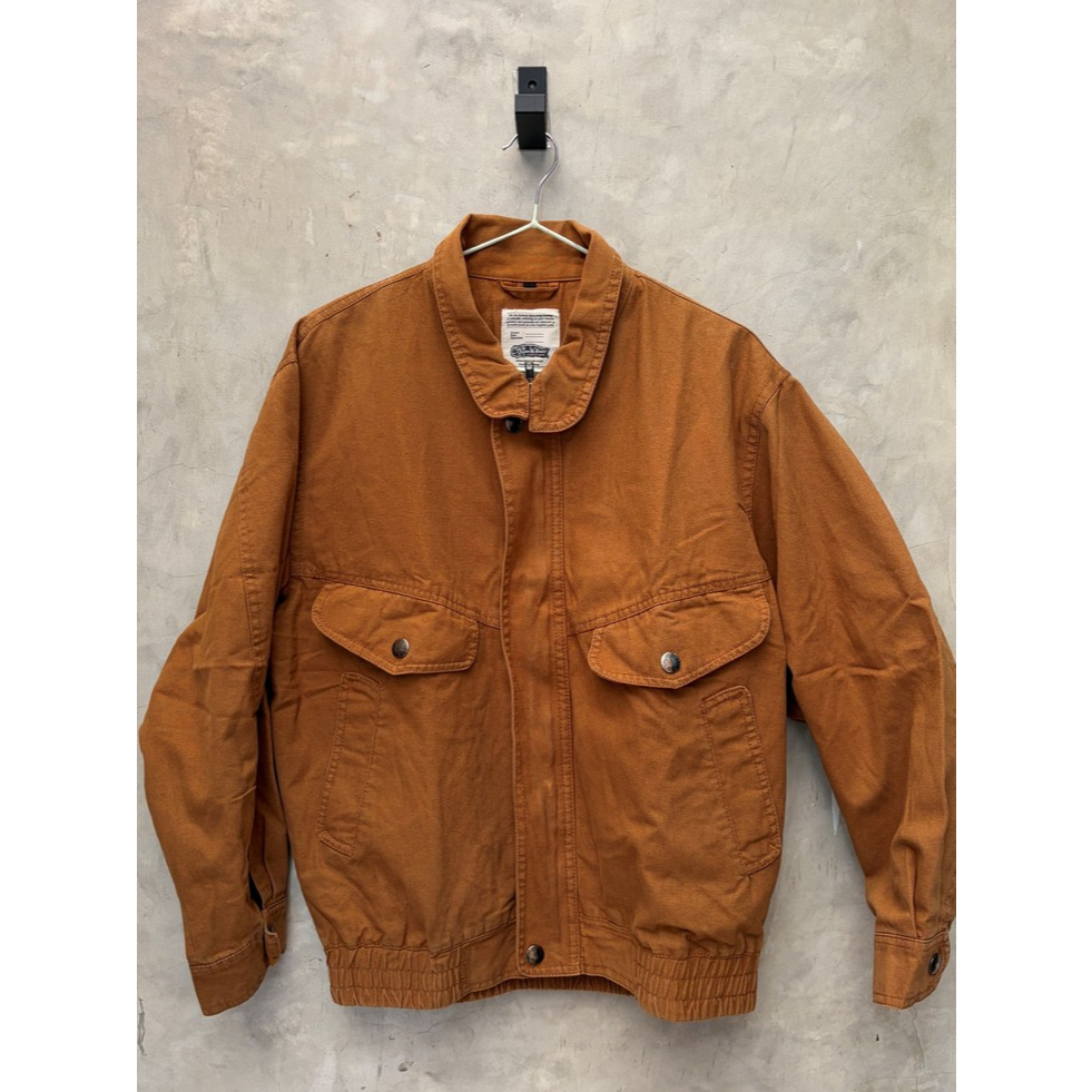 Save My Monday Flight Jacket Camel Vintage Jaket Preloved