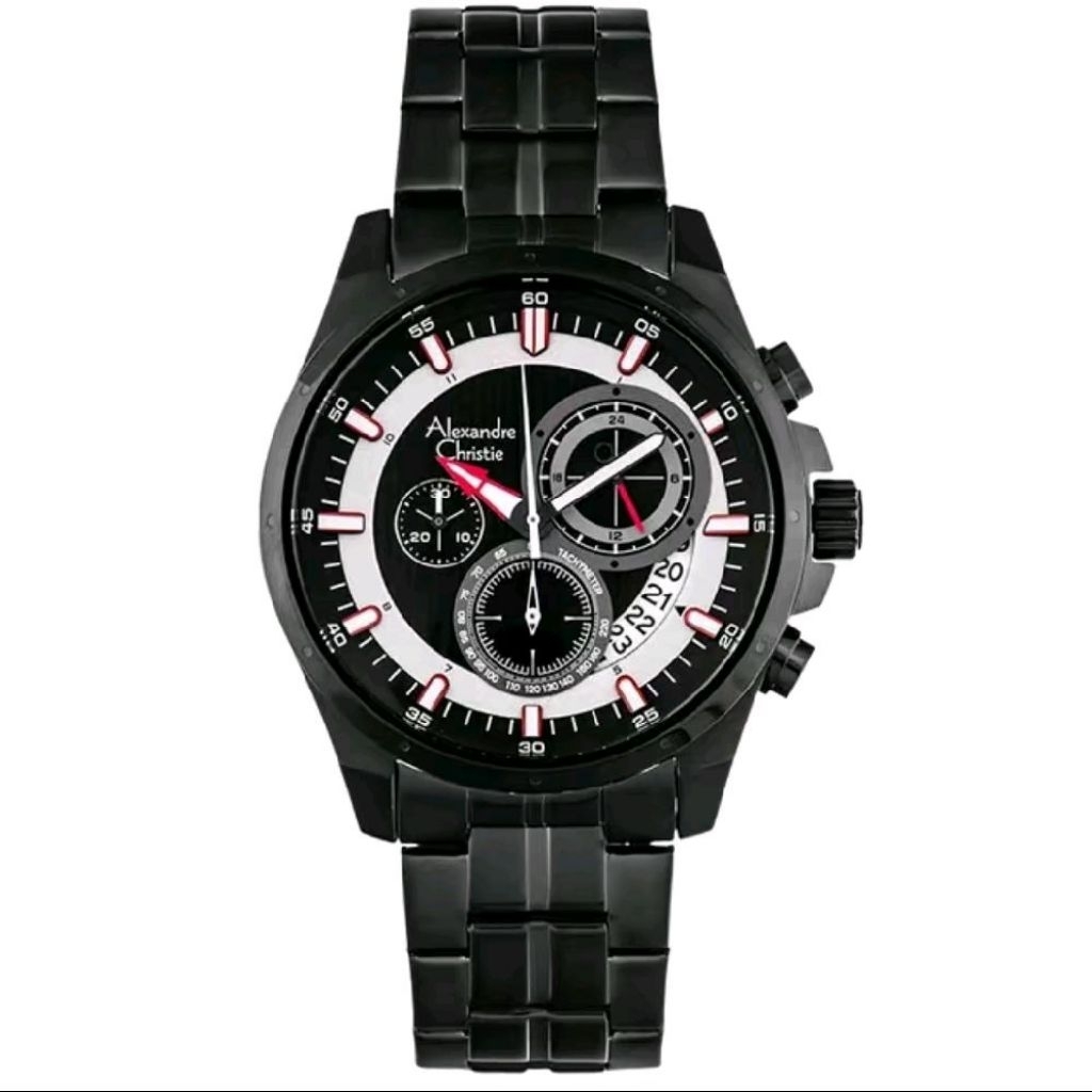 AC 6496 MC Alexandre Christie Jam Tangan Pria Black