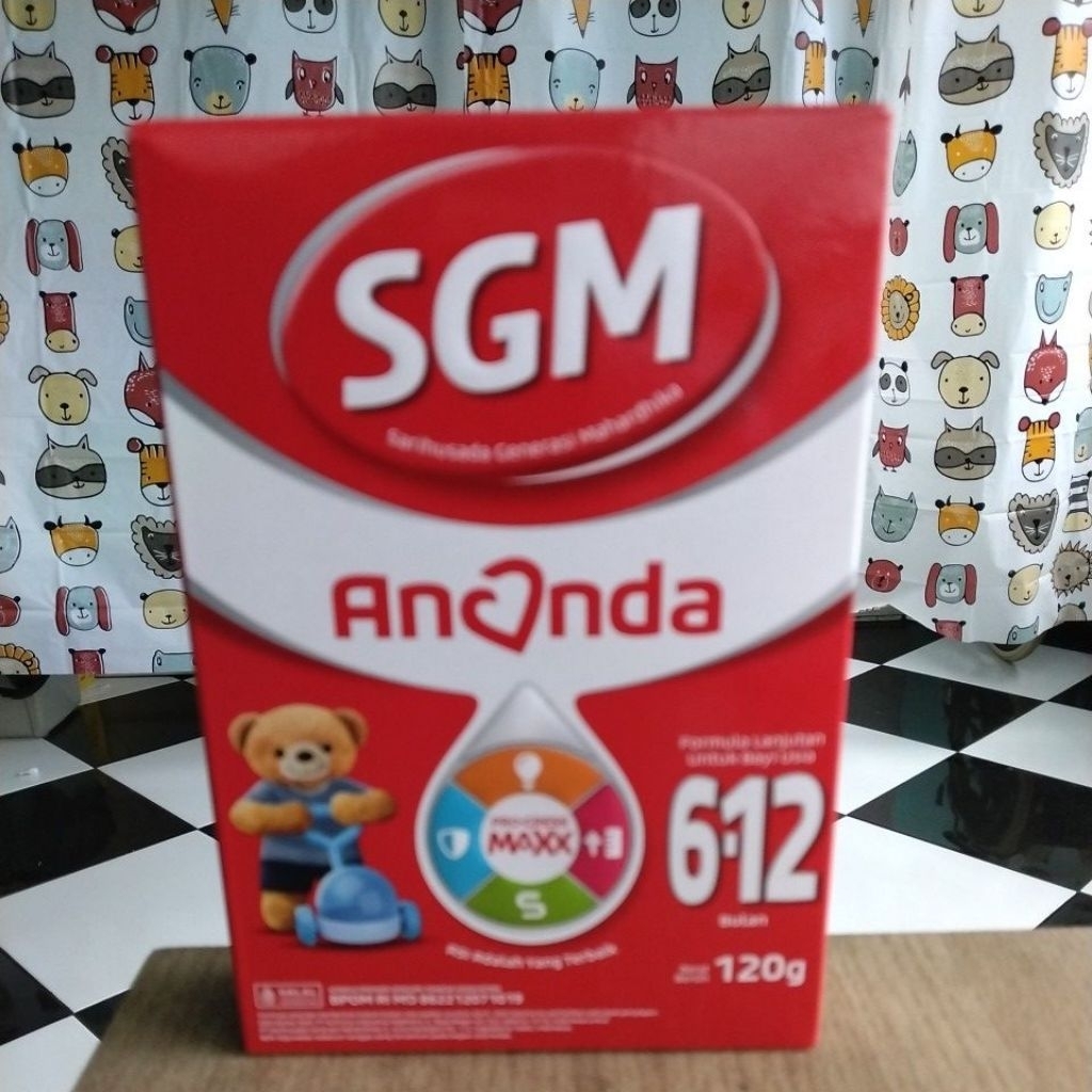 susu SGM ananda 6 12 bulan 120gr 10pcs