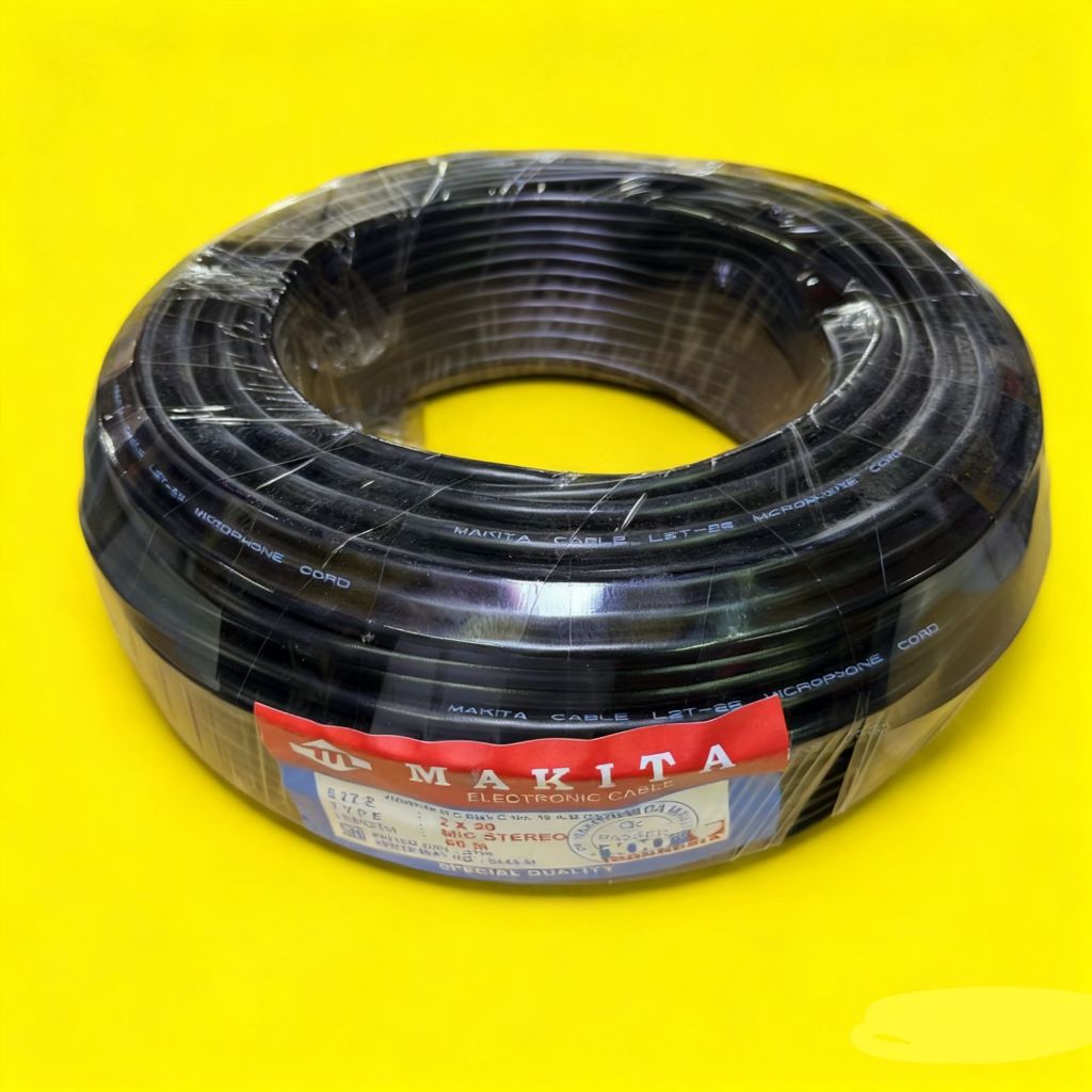 Kabel Mic Stereo Makita 100 Meter 2x20 100m 1 Roll Original Makita