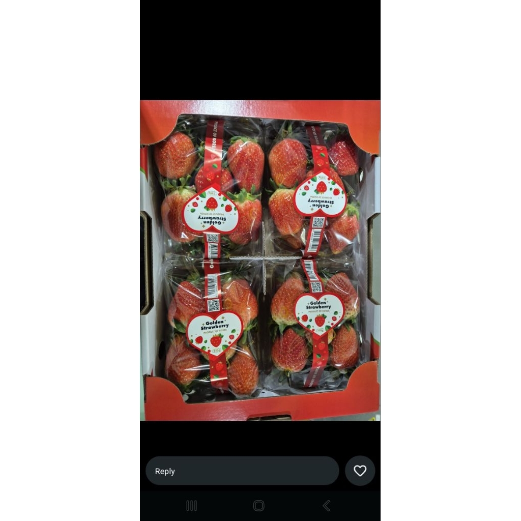 Strawberry Korea Manis