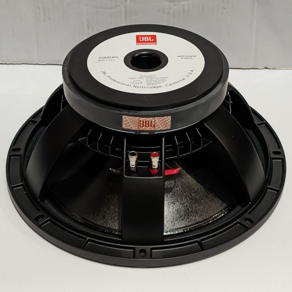 SPEAKER KOMPONEN JBL / SPEAKER 12 INCH JBL 2265 HPL VC 3 IN ORIGINAL MADE IN USA GRADE A++