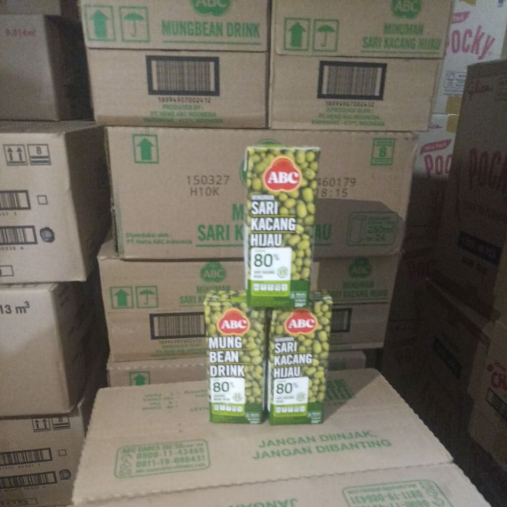 ABC sari kacang hijau 250 ml. 80% sari kacang hijau