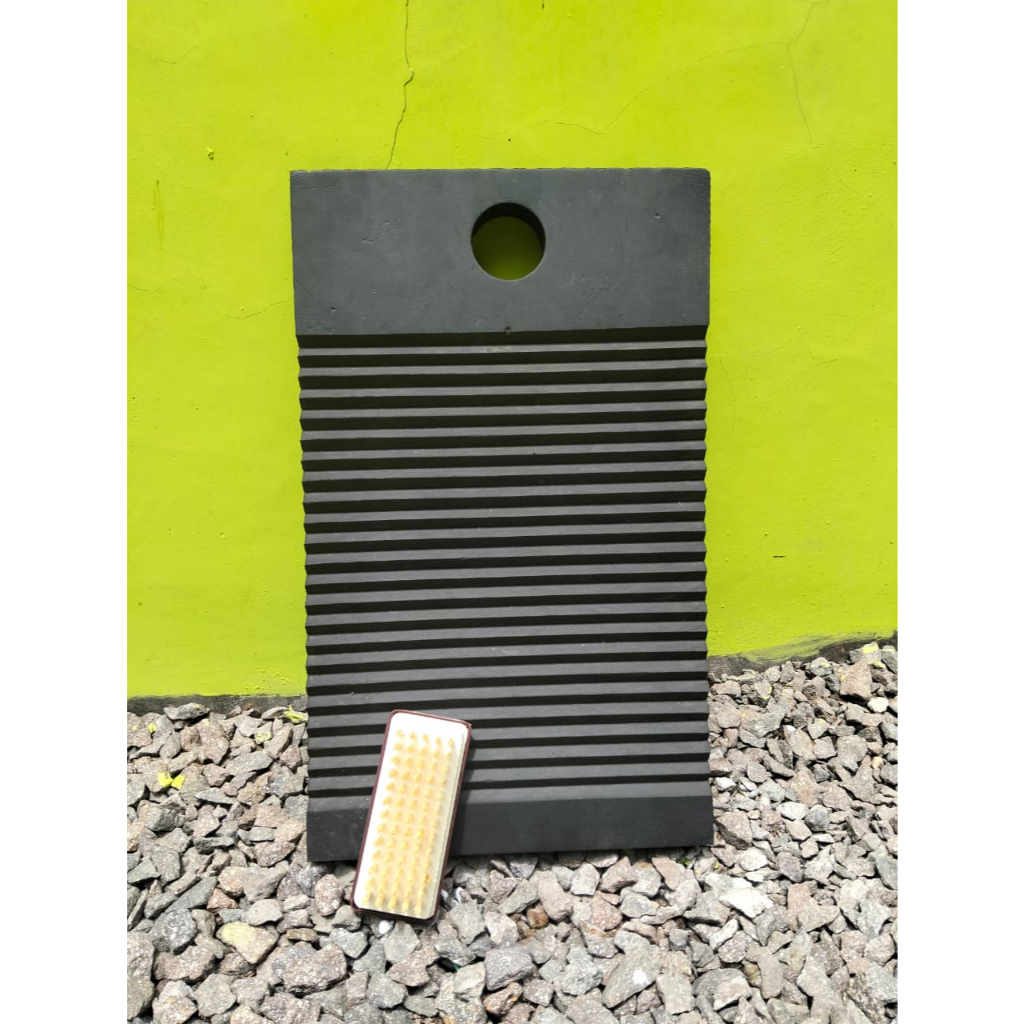 Set Gilesan Baju Karet Spon + Sikat Cuci Nelson - Sikat Baju - Sikat Kamar Mandi