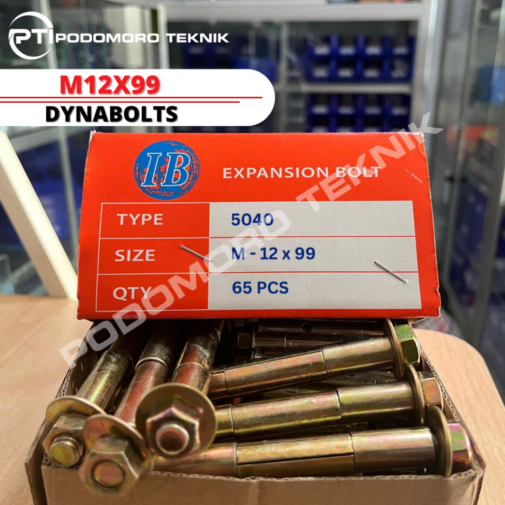 Dynabolt M12 x 99 Tipe 5040 Kuning ( 9.9cm ) Dynabolt M12 x 99
