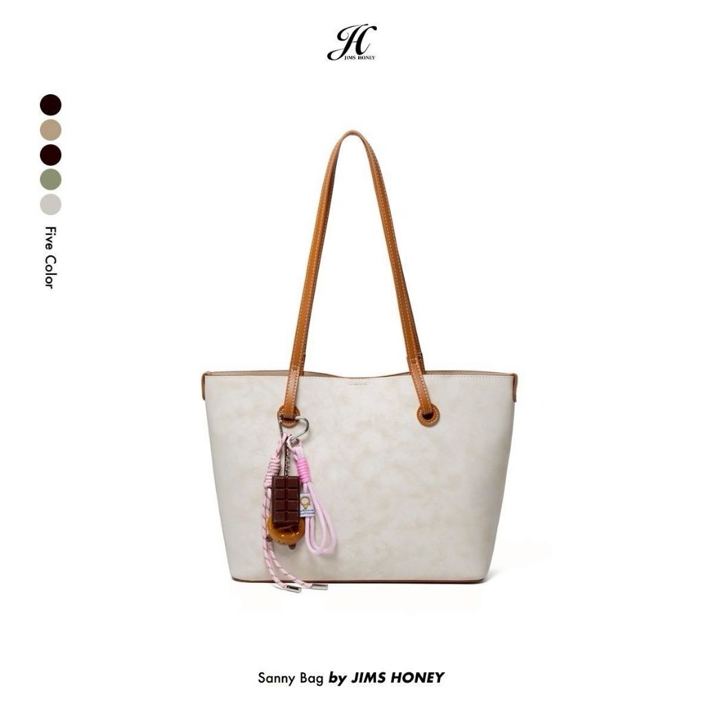Tas Wanita Tote Jimshoney Sanny Bag - Tas Kerja Terkini Mewah - Tas Besar Trendi