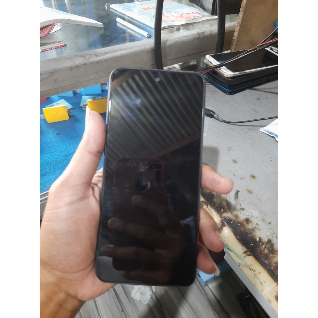 lcd redmi note 10 5g original copotan plus frame