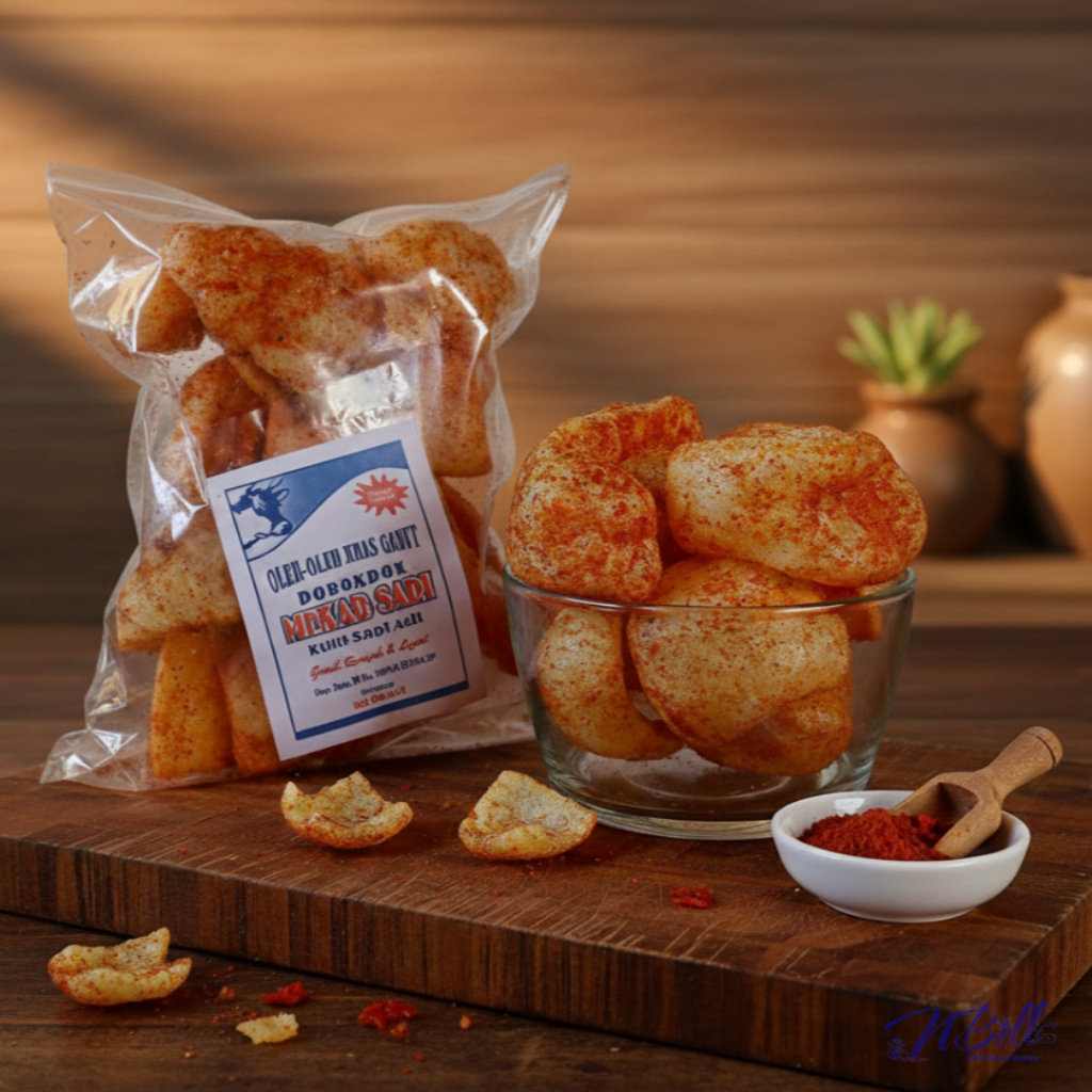 Kerupuk Kulit Sapi Jumbo Pedas 100 Gram Dorokdok Camilan Gurih Renyah Khas Garut
