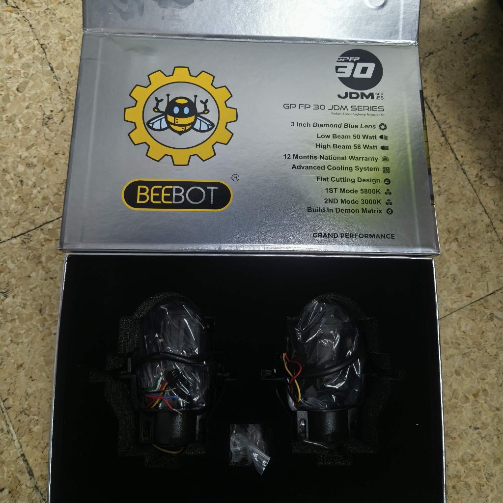 BEEBOT BILED FOGLAMP PROJECTOR 3inch - BEEBOT GP FP 30 JDM 3 INCH