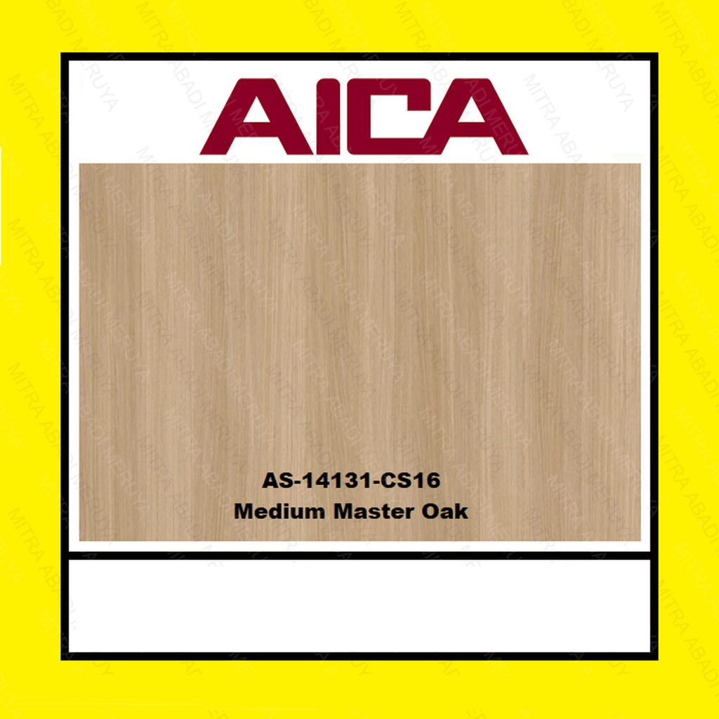 AICA HPL AS 14131 C S16 CS16 Medium Master Oak Kamar Kitchen Dapur