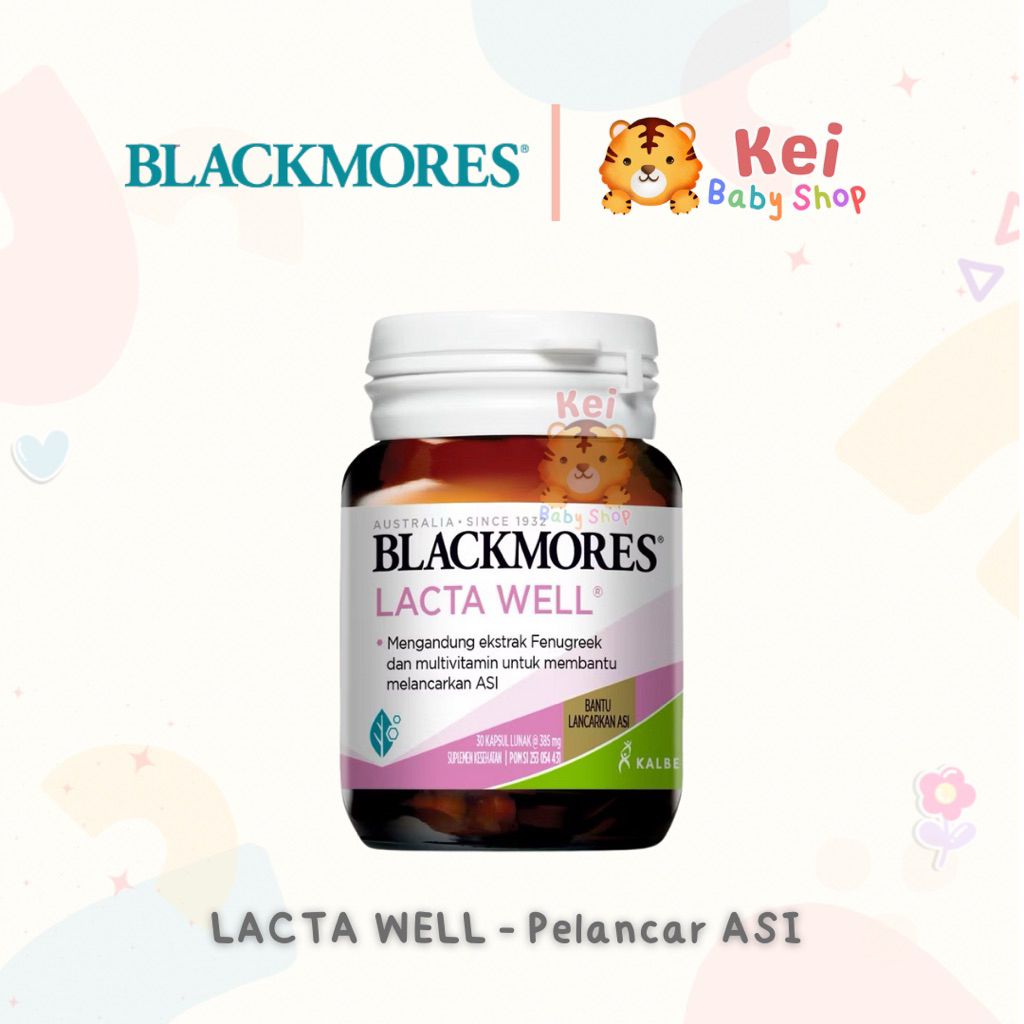 Blackmores Lacta Well 30 60 kaps Pelancar ASI Ekstrak Fenugreek / ASI Booster