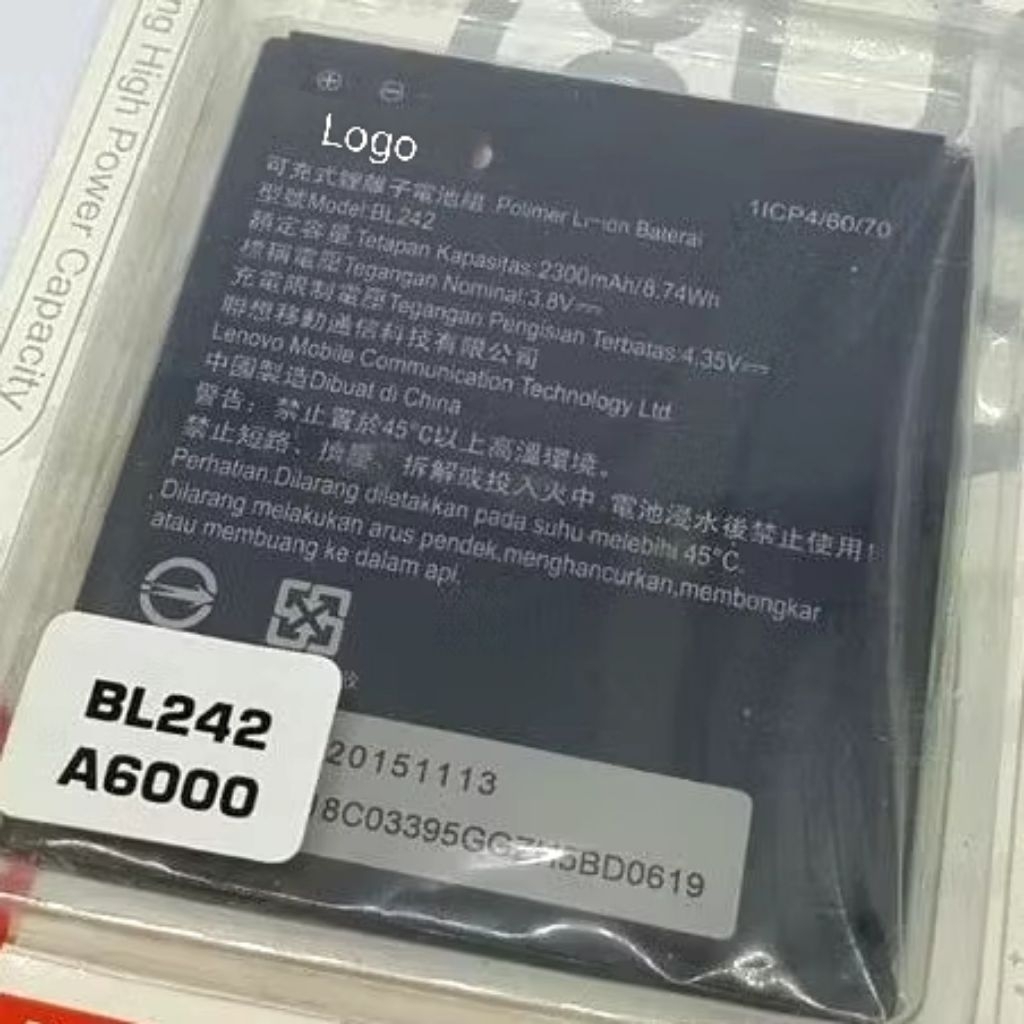 Baterai Batre Original Lenovo A6000