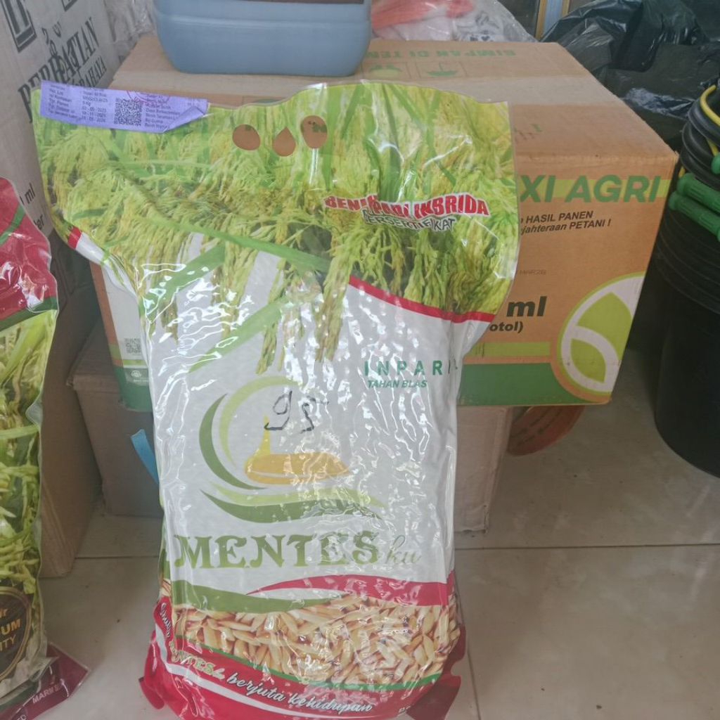 bibit padi inpari 48 tahan penyakit blass kemasan 5kg