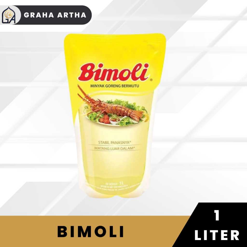 Bimoli Minyak Goreng 1 Liter Clasic Refill/Bimoli Minyak Goreng Klasik 1 Liter Pouch/Minyak Goreng B