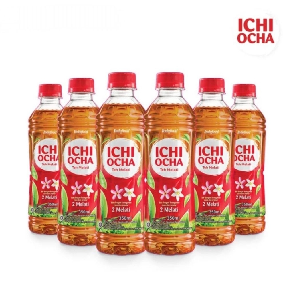 6pcs - Ichi Ocha Teh Melati 350 gr / Minuman Ichi Ocha