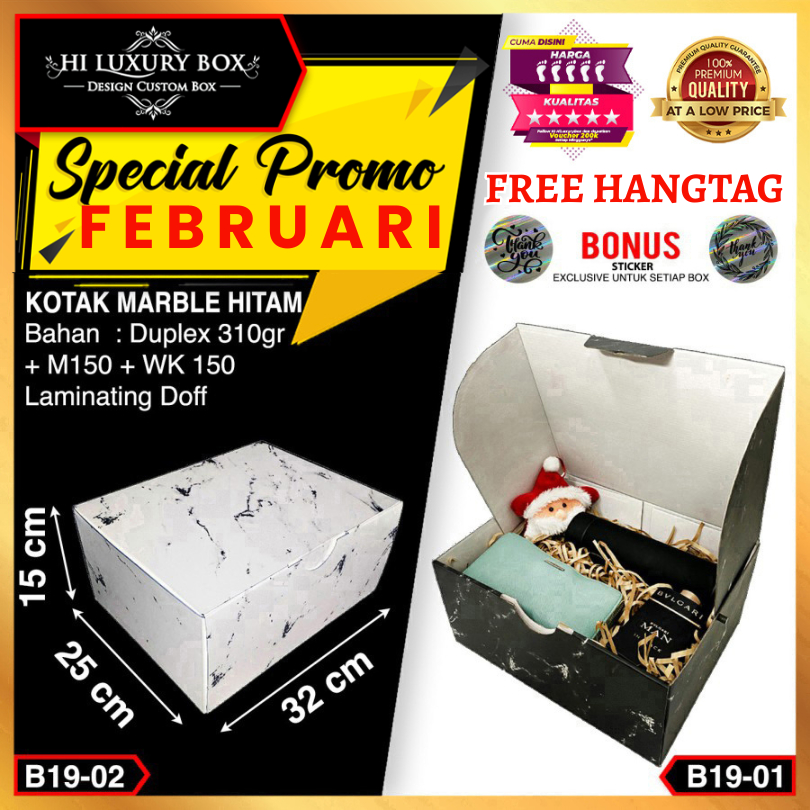 Box Kado - Box Hampers Jumbo - Kotak Kado Besar - B19