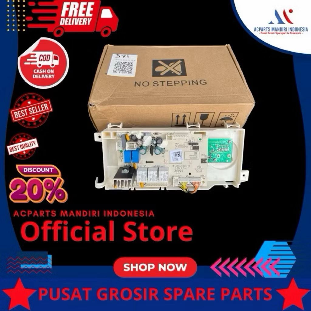 SANKEN SFL-6600 E (17138100009123), MODUL PCB MESIN CUCI FRONT LOADING SANKEN