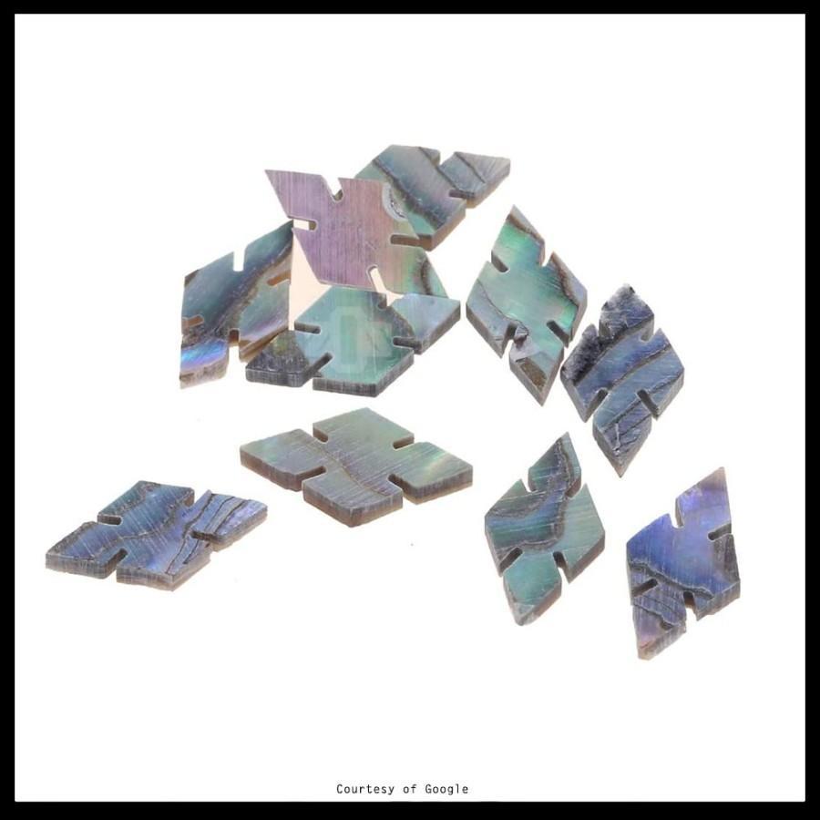 Inlay Gitar Guitar Tanda Nada Cross Abalone