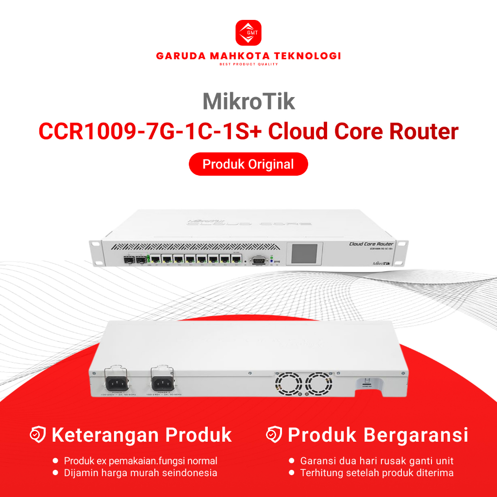 MikroTik CRS317-1G-16S+RM Cloud Router Switch / MikroTik Bekas Original