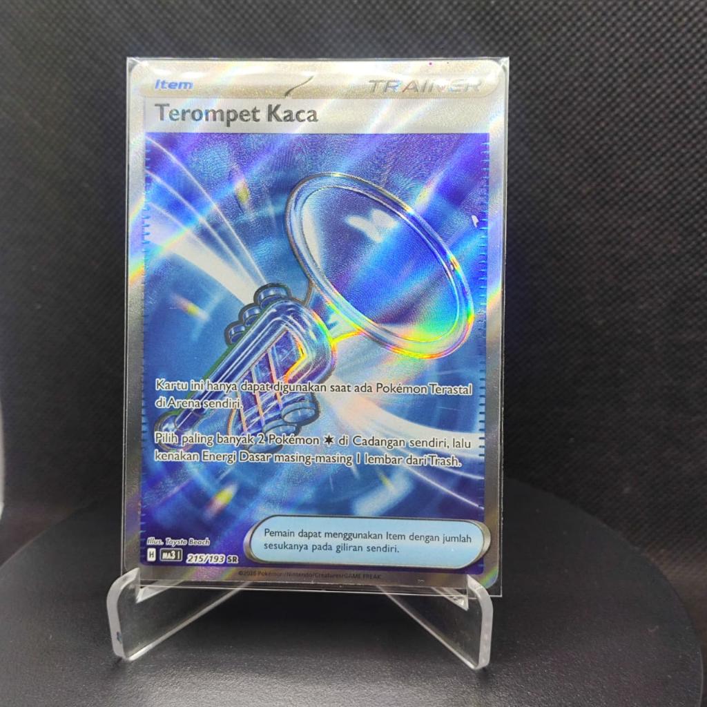 Pokemon TCG Indo SR Terompet Kaca 215/193