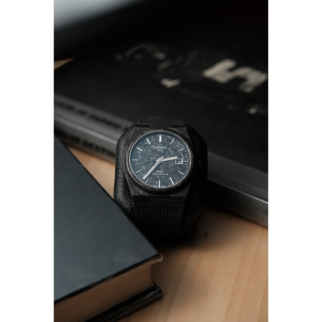 Tissot Prx Powermatic 80 Carbon Edition Watches