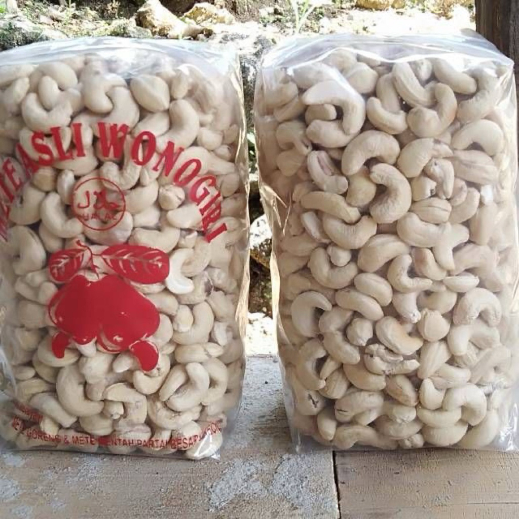 Kacang mete mentah 1kg kacang mete mentah utuh wonogiri