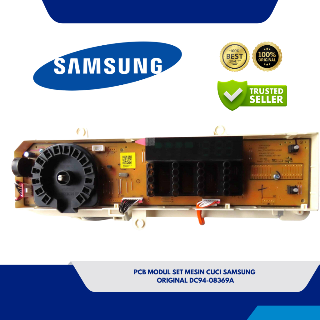 PCB MODUL SET MESIN CUCI SAMSUNG FRONT LOADING WW80J54E0BW ORIGINAL DC94-08369A