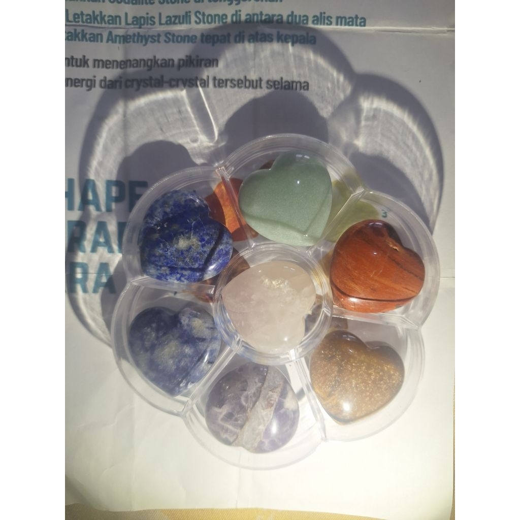 Natural Crystal 7 Chakra Set – Yoga & Mindfulness Aksesoris