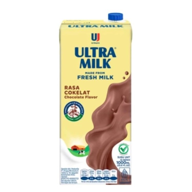 Ultra Milk Susu UHT Coklat 1 Liter