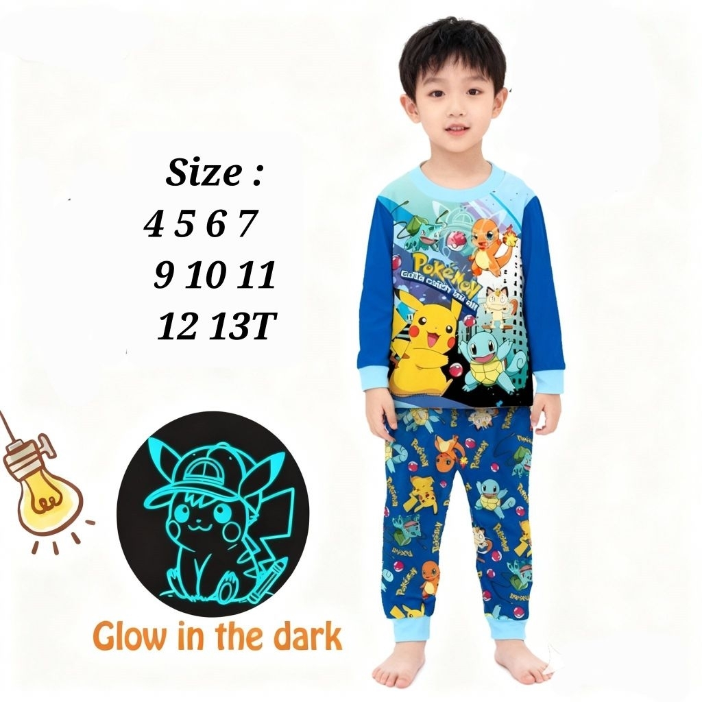 PIYAMA CUDDLE ME POKEMON GLOW DARK