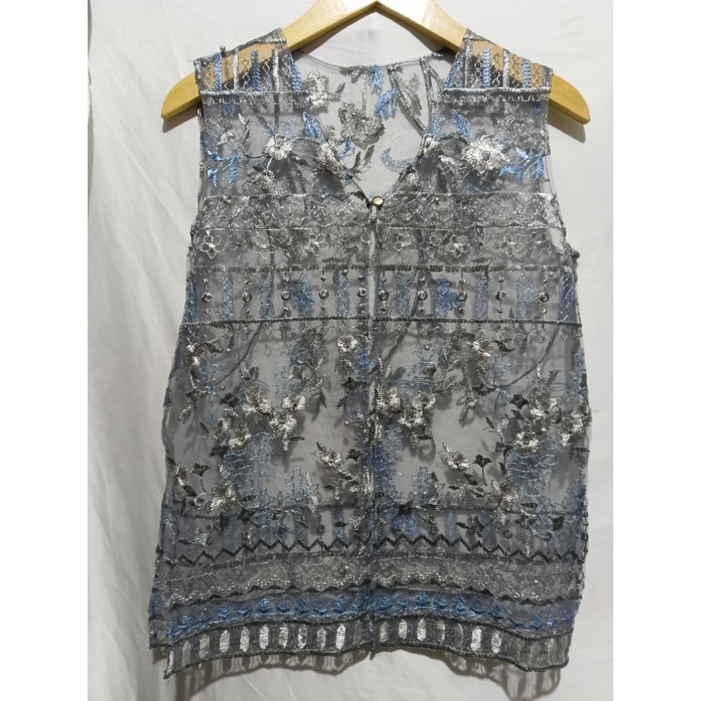 Vest brukat wanita/Rompi Brukat wanita dewasa/Rompi cantik/baju lebaran ld90/pjng 60