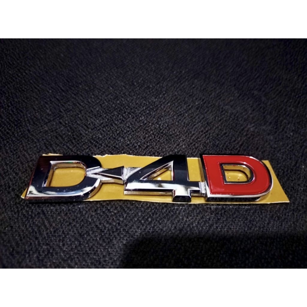 logo emblem D4D untuk Toyota Hilux Fortuner Innova