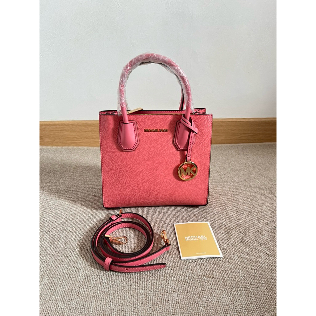 Preloved MK Michael Kors Mercer Medium Messenger Tea Rose