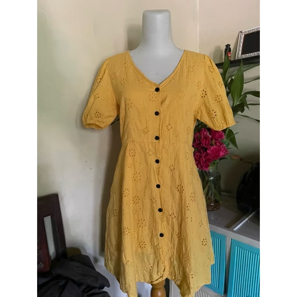 Dress katbol kuning dress katbol yellow dres katbol premium dress katbol murah dress atasan katbol