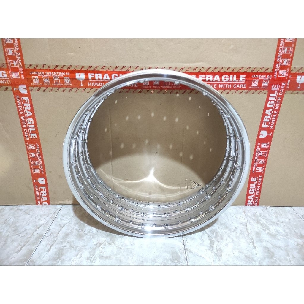 VELG PELEK DID BESI CHROME RING 17 160 BEKAS SECOND ORIGINAL COPOTAN CEPOTAN