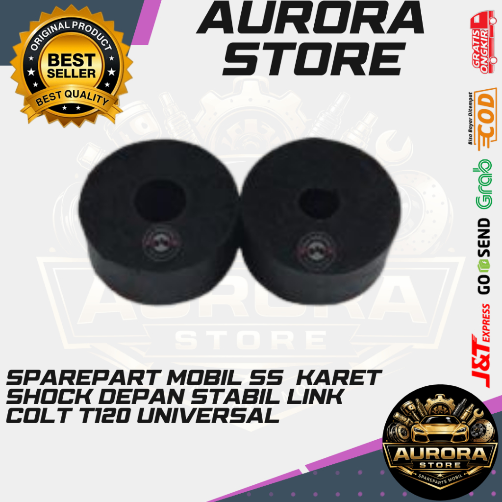 SPAREPART MOBIL SS  KARET SHOCK DEPAN STABIL LINK COLT T120 UNIVERSAL