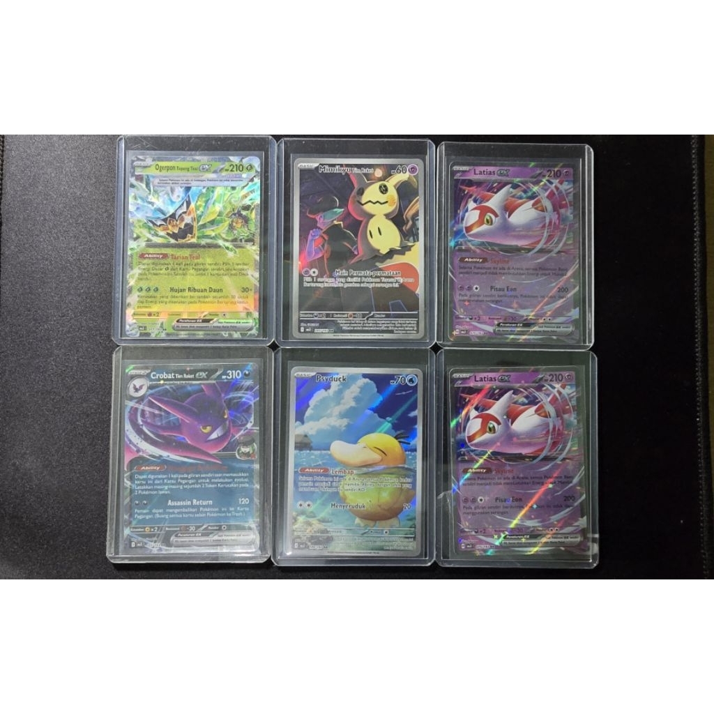 Bundling pokemon tcg indonesia evolusi mega impian ex ogerpon, mimikyu dan latias ex