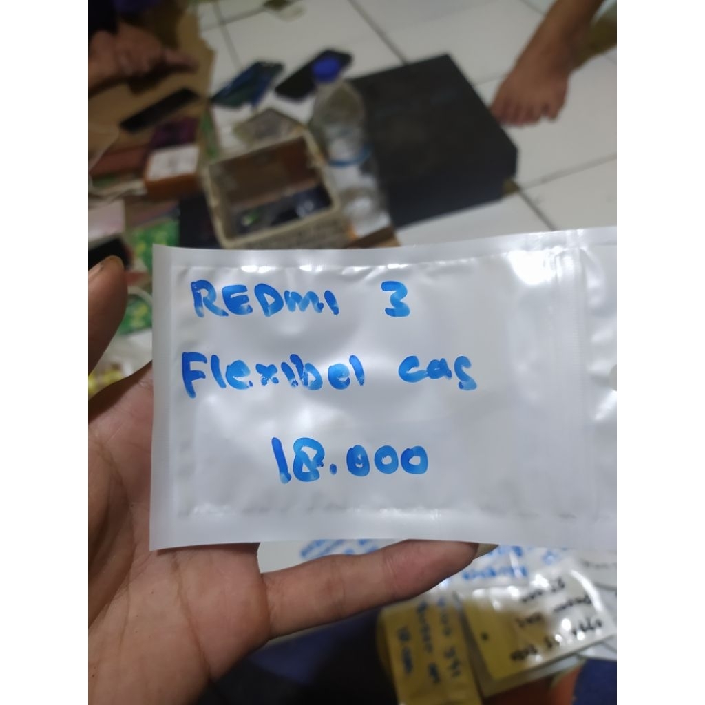 Flexible Cas Redmi 3 Original Cabutan Second