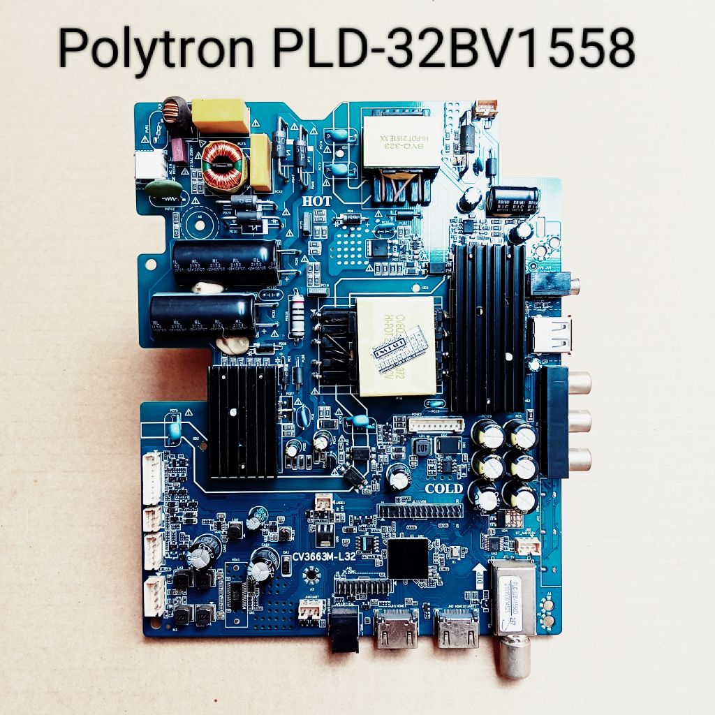 MB Mainboard Mesin Tv LED Polytron Digital PLD-32BV1558