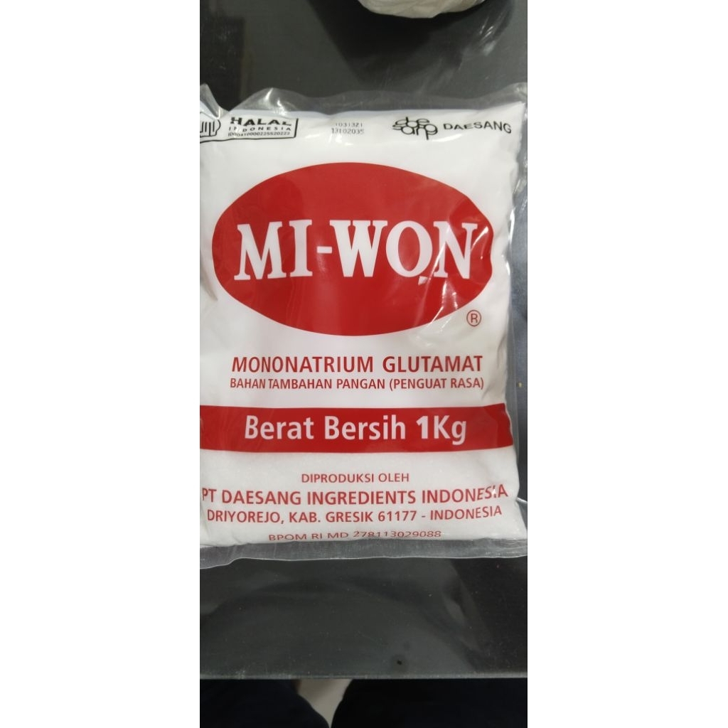 MICIN MIWON 1KG / MI WON 1KG / PENYEDAP RASA MIWON 1KG