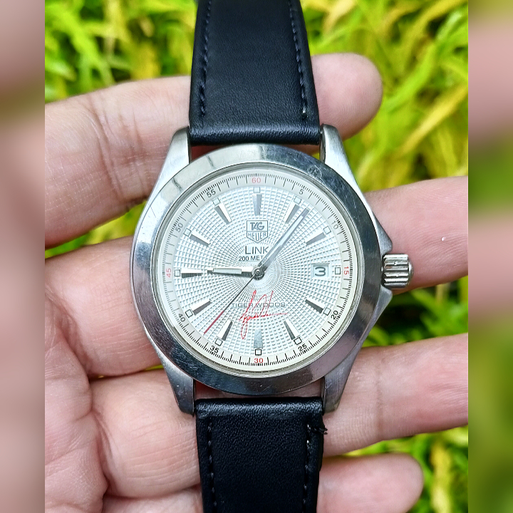 TAG HEUER LINK TIGER WOODS Analog Watch Second | Jam Tangan Pria Preloved