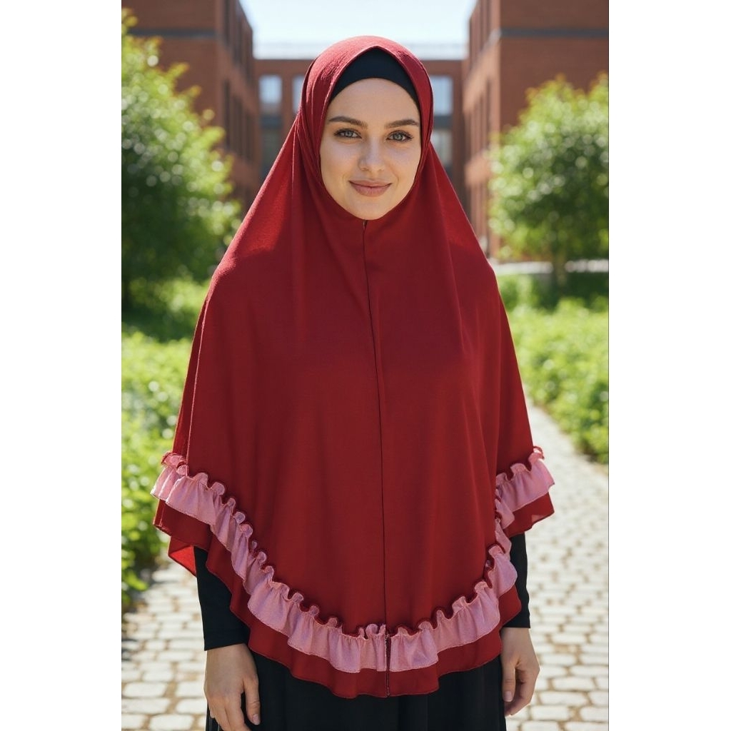 [005] Hijab Instan Dewasa Hilya Jumbo Ori by FH Scarf